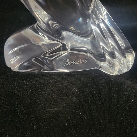 Baccarat Fine Crystal France Toucan Figurine Figure Sculpture No Box Singed - Picture 2 of 11